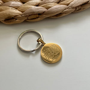 Premium With Hardship Comes Ease Keyring