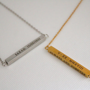 Horizontal Bar Necklace