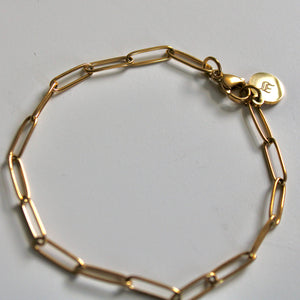 Initial Paperclip Bracelet/ Anklet