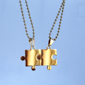 Jigsaw Necklace Set (2 Pieces)