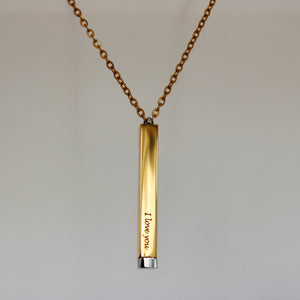 Hidden Bar Necklace