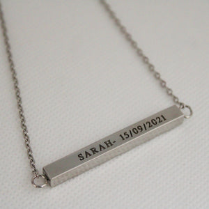 Horizontal Bar Necklace