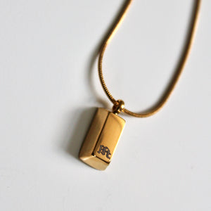 Gold Brick Chain