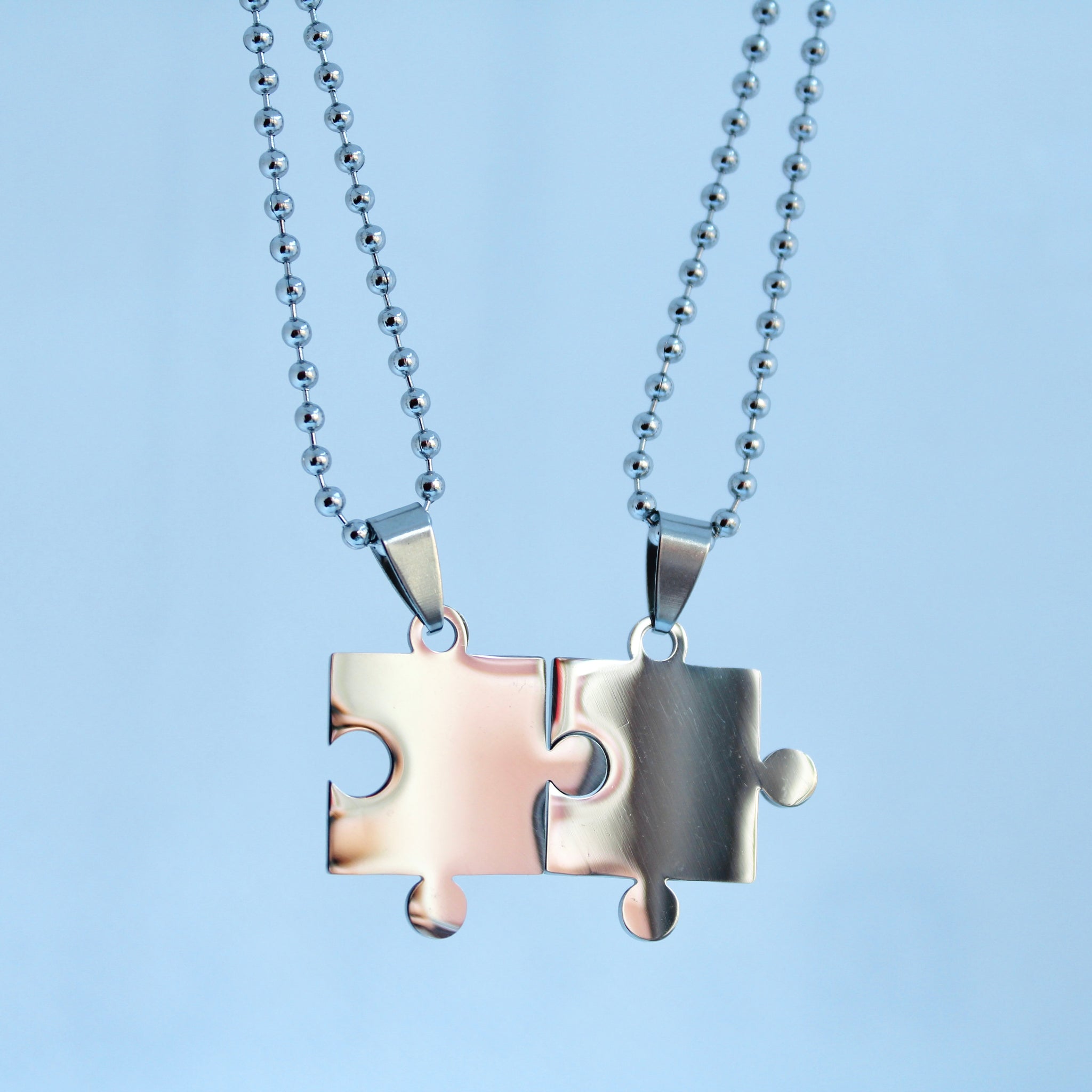 Jigsaw Necklace Set (2 Pieces)