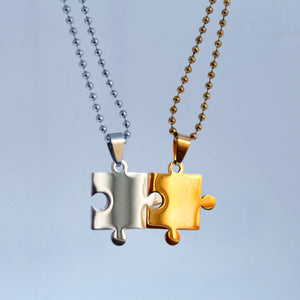 Jigsaw Necklace Set (2 Pieces)