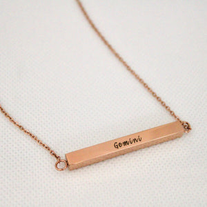 Horizontal Bar Necklace