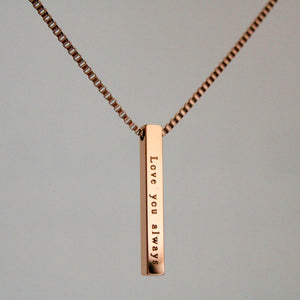 Custom Bar Necklace (1 Piece)