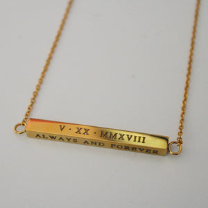 Horizontal Bar Necklace