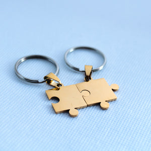 Custom Jigsaw Keyring Set (2 Pieces)