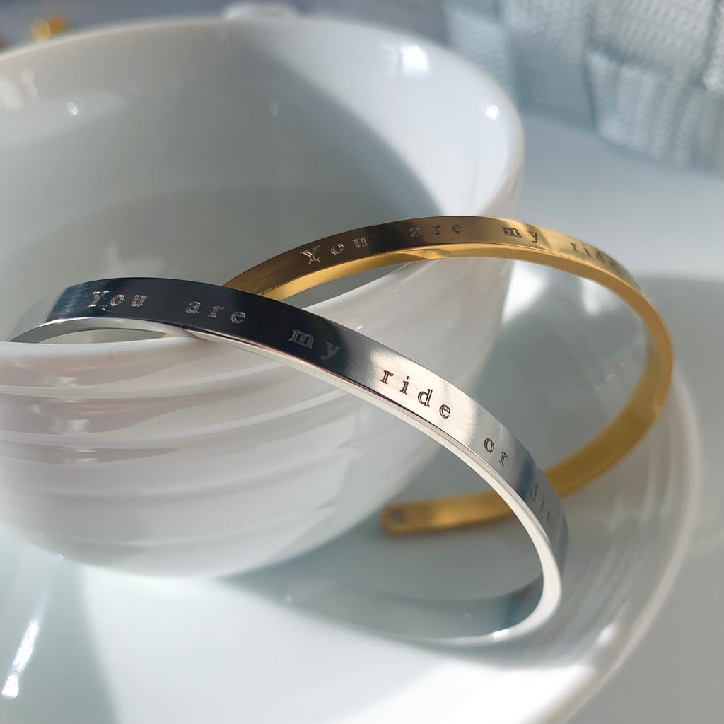 Sterling Silver Lia Circle of Life Infinity Personalised Bracelet  Bloom  Boutique
