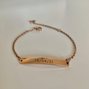 Custom Bar Bracelet