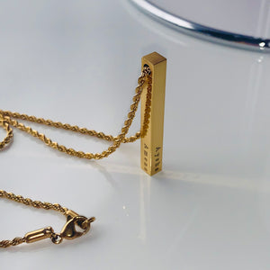 Custom Bar Necklace (1 Piece)